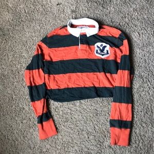 American Eagle Cropped Polo